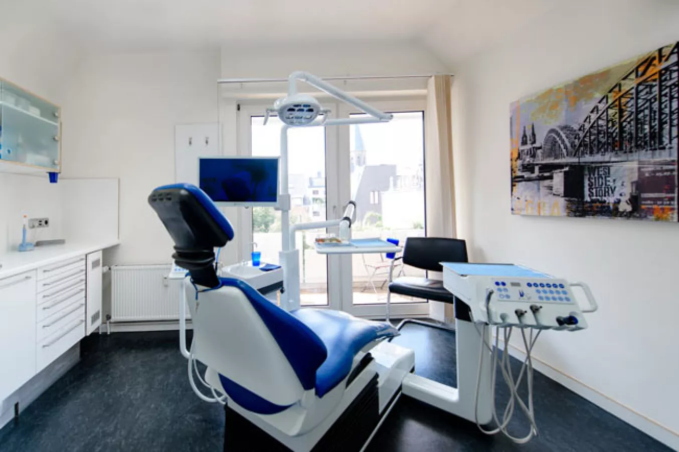 Bleaching Behandlungsraum bei Ihrem Zahnarzt in Köln!